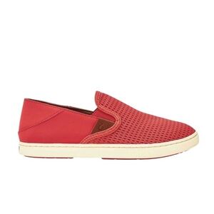 Olukai Women's Pehuea Slip On Shoe Sneaker Flat Paprika Size 8